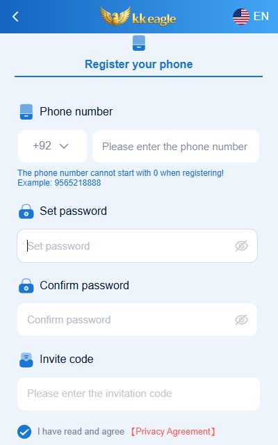 kk eagle registration
