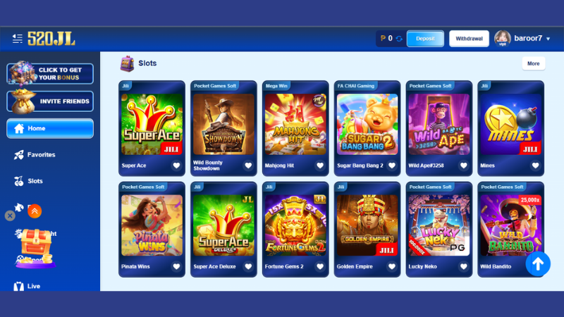 520jl game image of interface