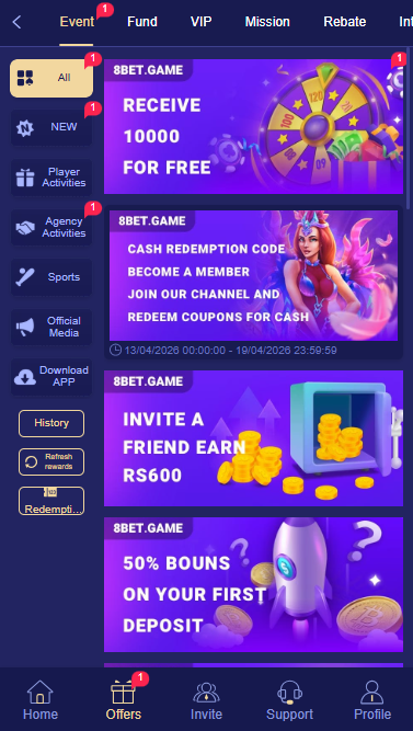 8bet game promotion