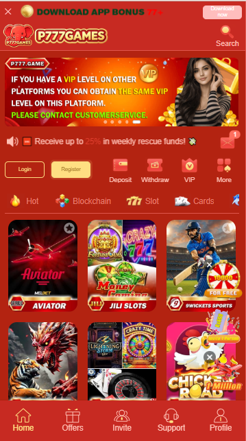 P777 Game internal image